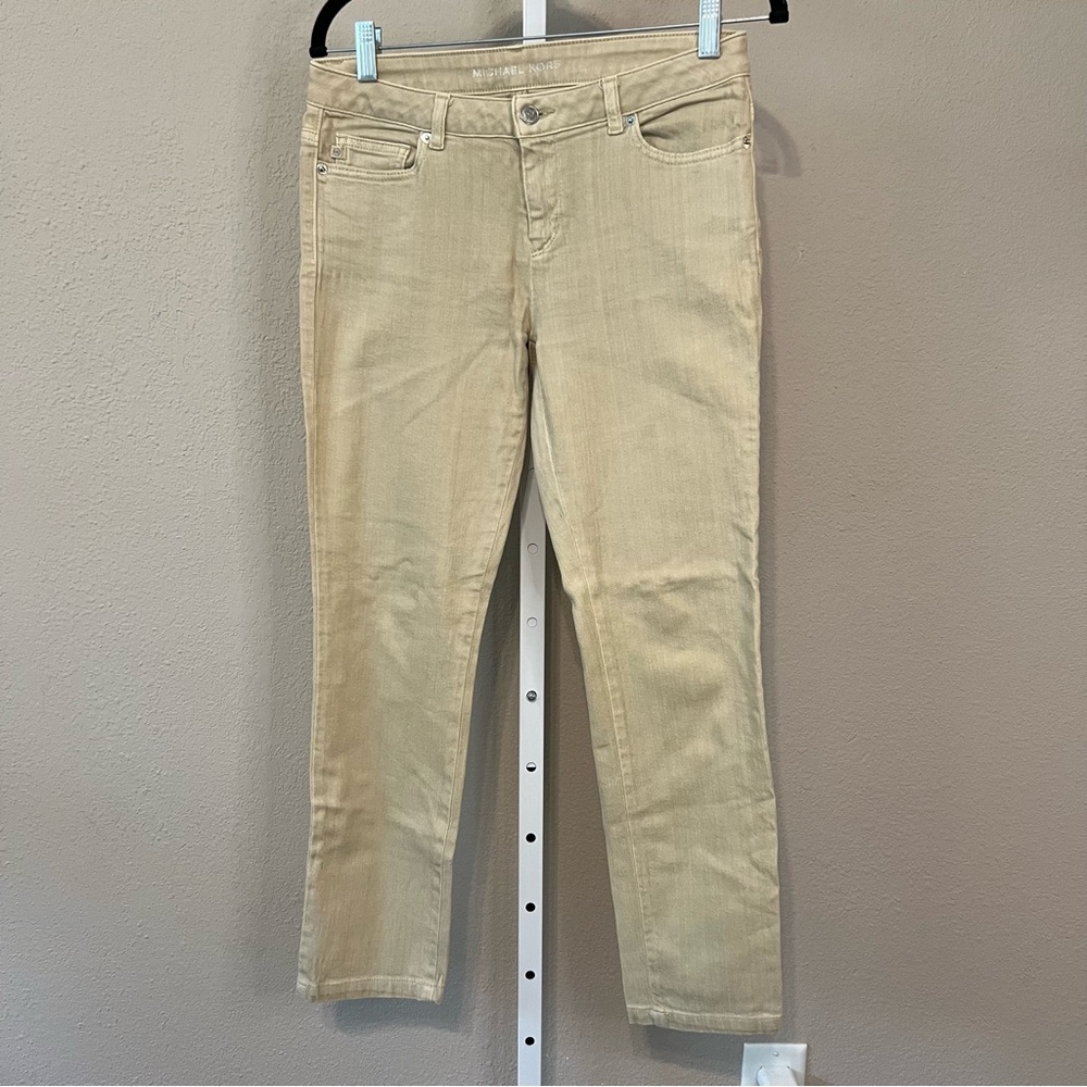 Michael Kors Beige Skinny Pants